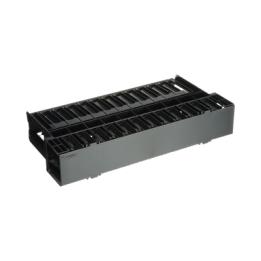 Organizador de Cables Horizontal NetManager, Doble (Frontal y Posterior), Para Rack de 19in, 2UR