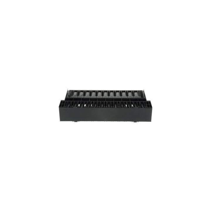 Organizador de Cables Horizontal NetManager, Doble (Frontal y Posterior), Para Rack de 19in, 2UR