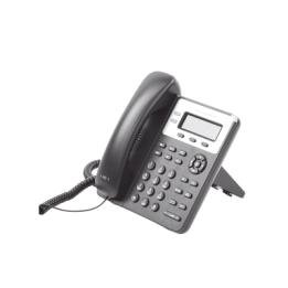 Teléfono IP SMB de 2 líneas con 3 teclas de función programables y conferencia de 3 vías, 5 Vcc