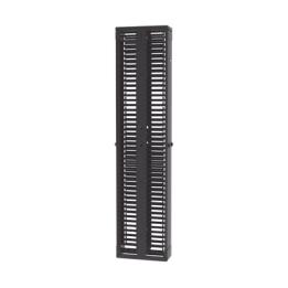 Organizador Vertical PatchRunner™, Doble (Frontal y Posterior), Para Rack Abierto de 45 Unidades, 8in de Ancho, Color