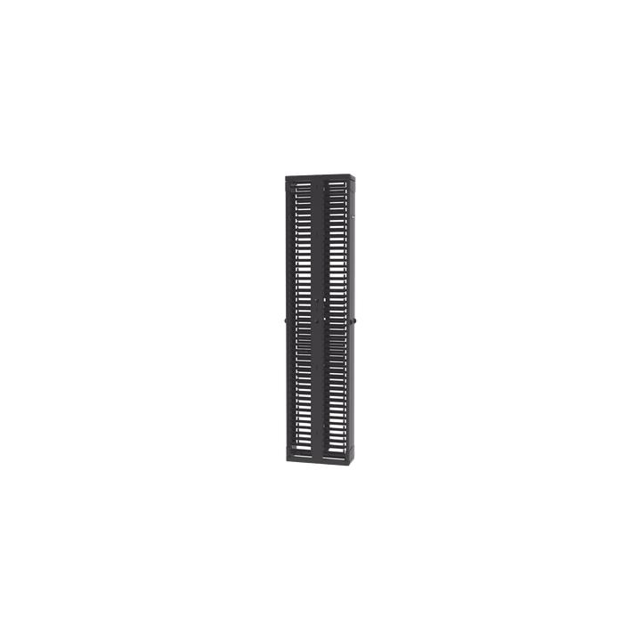 Organizador Vertical PatchRunner™, Doble (Frontal y Posterior), Para Rack Abierto de 45 Unidades, 8in de Ancho, Color