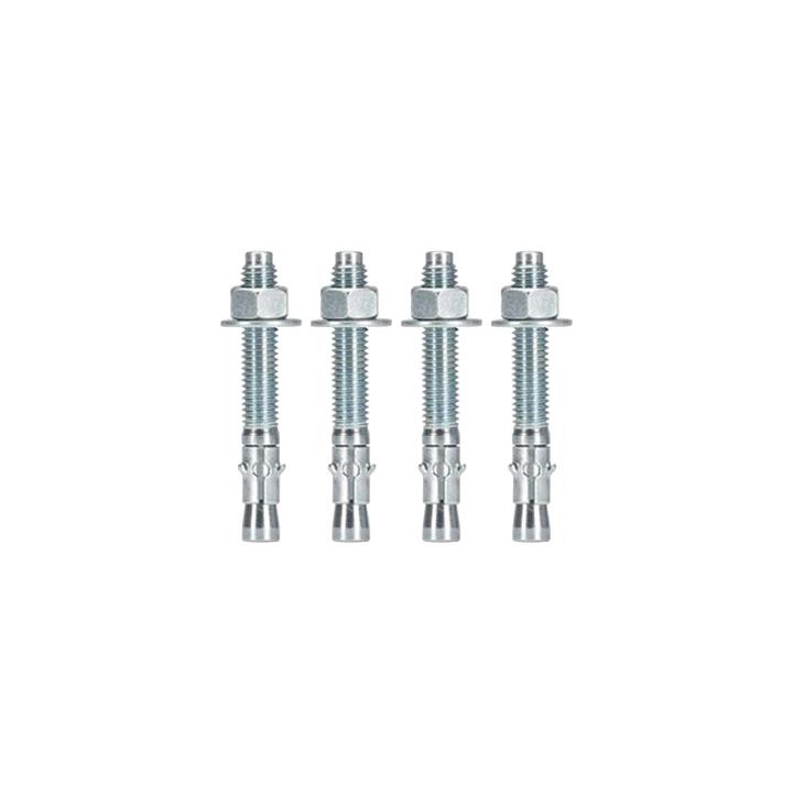 Kit de Anclaje a Piso, Para Rack de 2 o 4 Postes, Fabricado en Acero, 4 Piezas