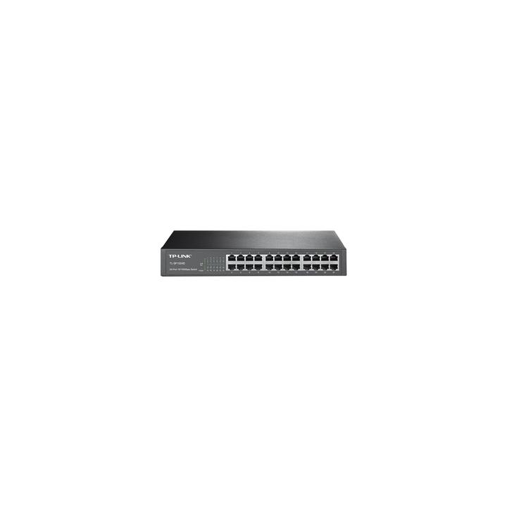 Switch no administrable de 24 puertos 10/100 Mbps para escritorio/rack