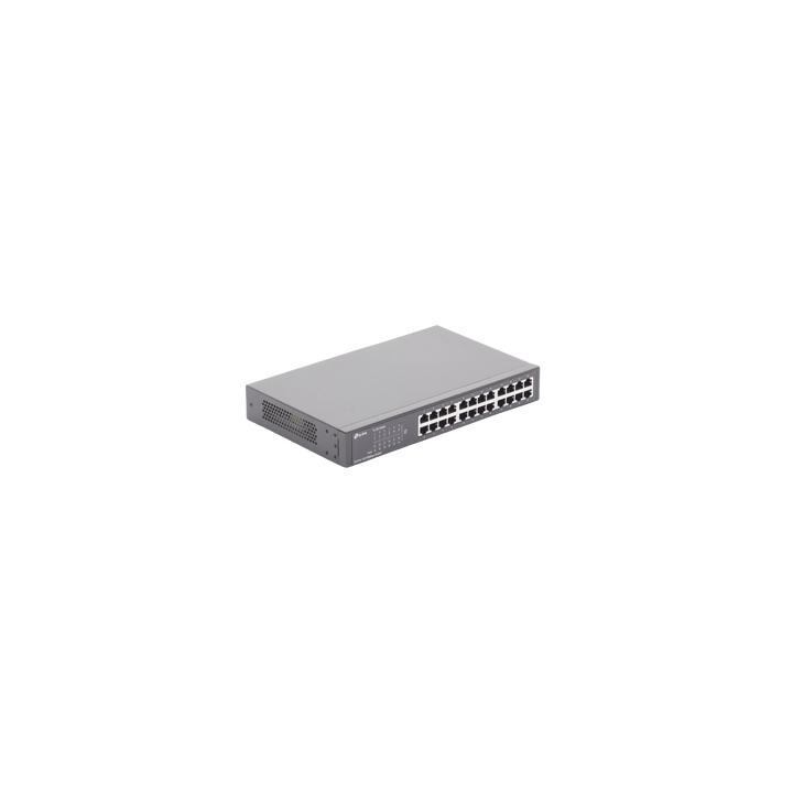 Switch no administrable de 24 puertos 10/100 Mbps para escritorio/rack