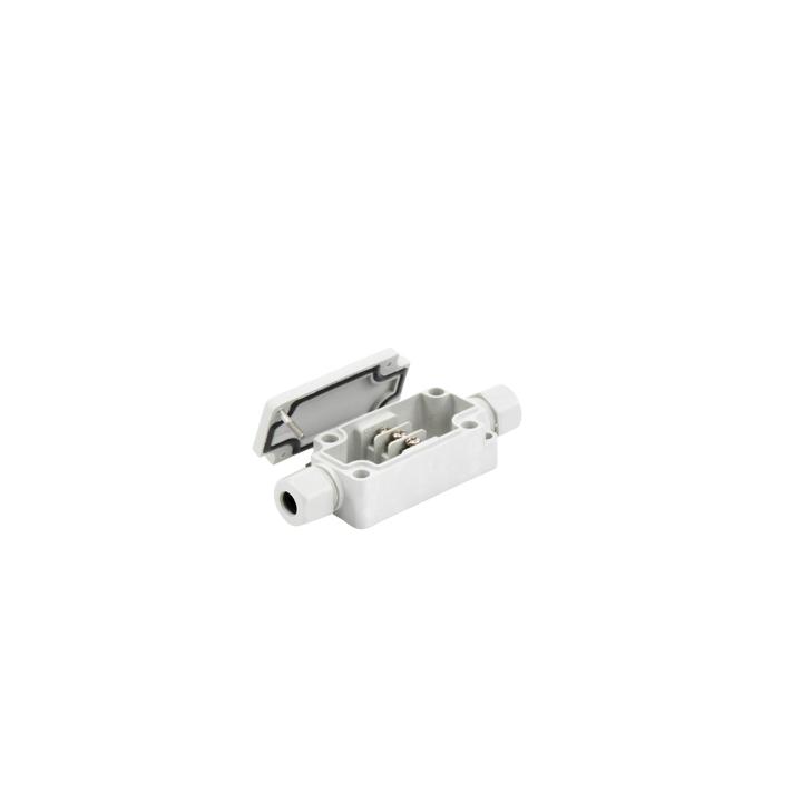 Caja de Conexión Exterior con Terminales Intermedias para 3 Líneas (Tornillo simple). Incluye Glándulas.