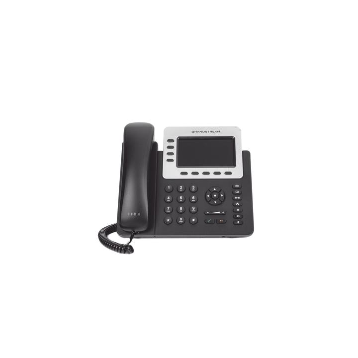 Teléfono IP Empresarial para 4 líneas. Puede agregar hasta 160 BLF (teclas de marcación rápida) con cuatro