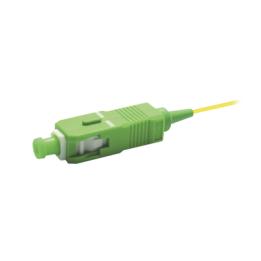 Pigtail de Fibra Óptica Monomodo SC/APC, Simplex de 2 Metros (6.56 Pies)