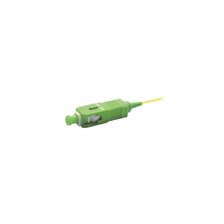 Pigtail de Fibra Óptica Monomodo SC/APC, Simplex de 2 Metros (6.56 Pies)