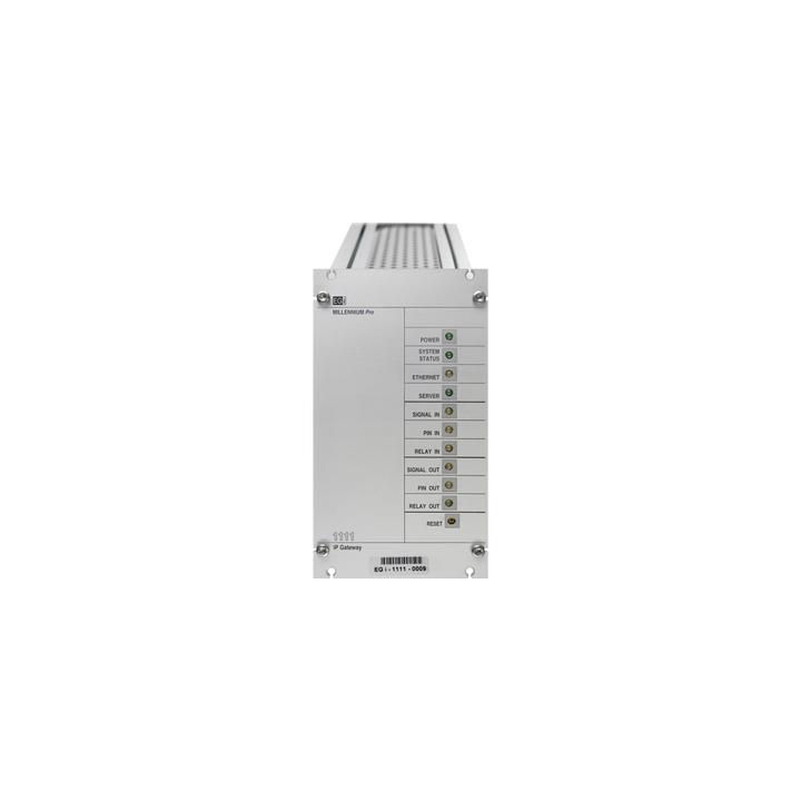 Interfaz Millennium IP para gestión de avisos y música por redes Ethernet por Streaming
