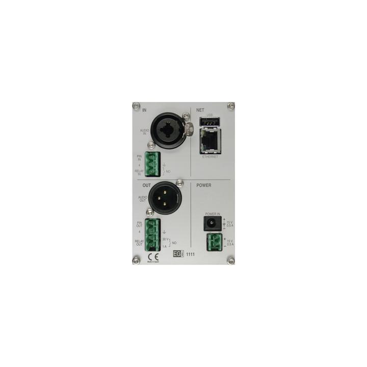 Interfaz Millennium IP para gestión de avisos y música por redes Ethernet por Streaming