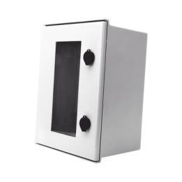 Gabinete de Poliéster IP65 Puerta Transparente, Uso en Intemperie (300 x 400 x 200 mm) con Placa Trasera Interior de