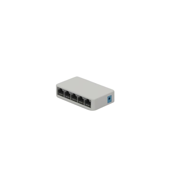 Switch NO Administrable / Para escritorio /  5 puertos 10/100 Mbps / Diseño Compacto / Plug and Play