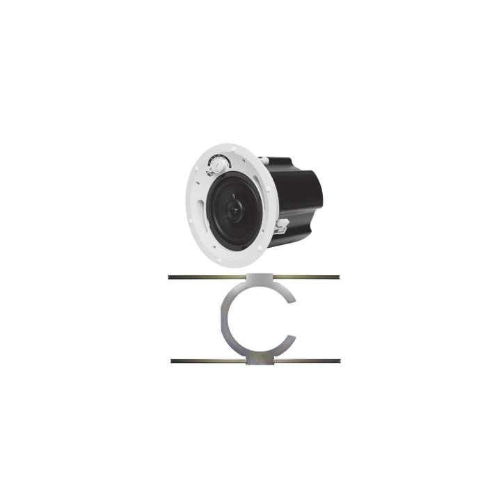 KIT de Bocina de Techo TruAudio de 6.5in CL70V6UL con Soporte de Acero Rígido para Techos Suspendidos