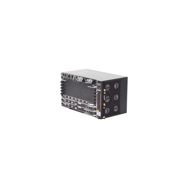 OLT Carrier Class Modular GPON, 6 Ranuras de Servicio, Incluye 1 Tarjeta de Servicio 16 puertos GPON, crecimiento hasta