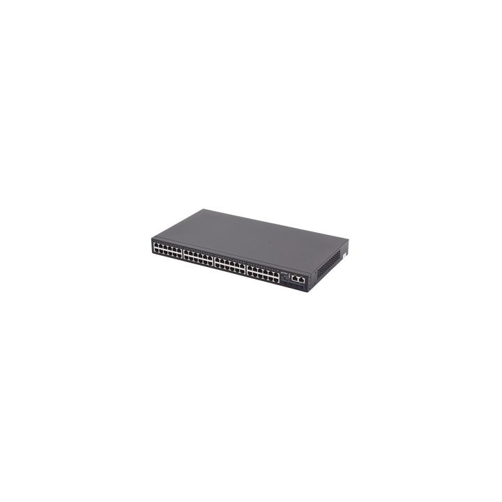 Switch Administrable Stackeable Capa 3, 48 Puertos 10/100/1000T, 4 Puertos 10G SFP+