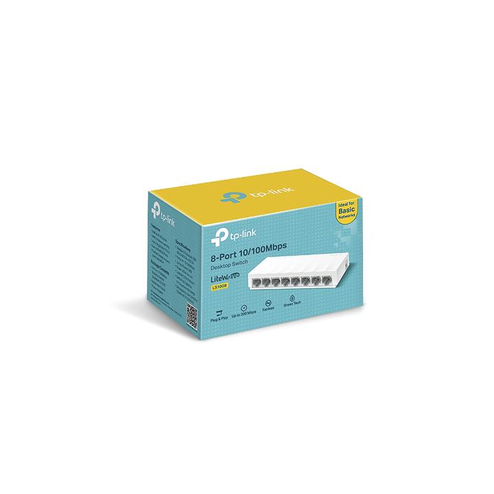 Switch para escritorio 8 puertos 10/100Mbps