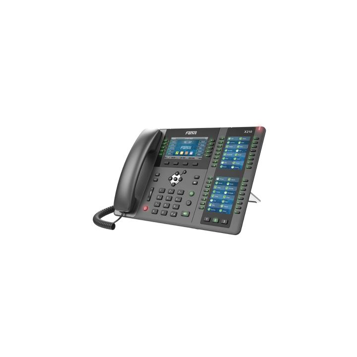 Teléfono IP ideal para recepción hasta 20 líneas SIP, PoE, 106 botones DSS, Bluetooth integrado para diademas,
