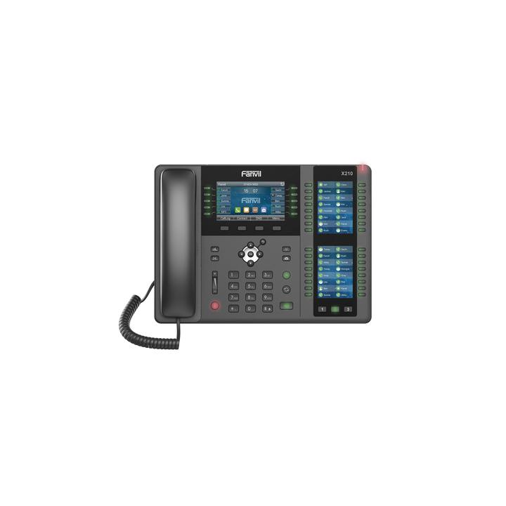 Teléfono IP ideal para recepción hasta 20 líneas SIP, PoE, 106 botones DSS, Bluetooth integrado para diademas,