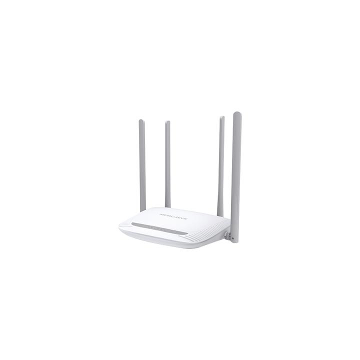 Router Inalámbrico N Mejorado / 2.4 GHz de 300 Mbps / 1 Puerto WAN 10/100 Mbps / 3 Puertos LAN 10/100 Mbps / 4 Antenas
