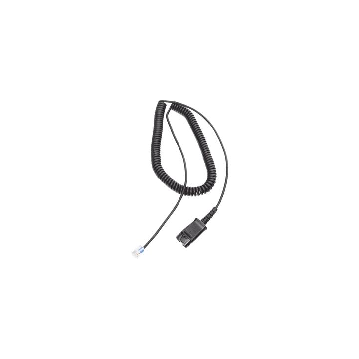 Cable adaptador para diademas modelo HT101, HT201 y HT202 para compatibilidad con teléfonos Grandstream, análogos,