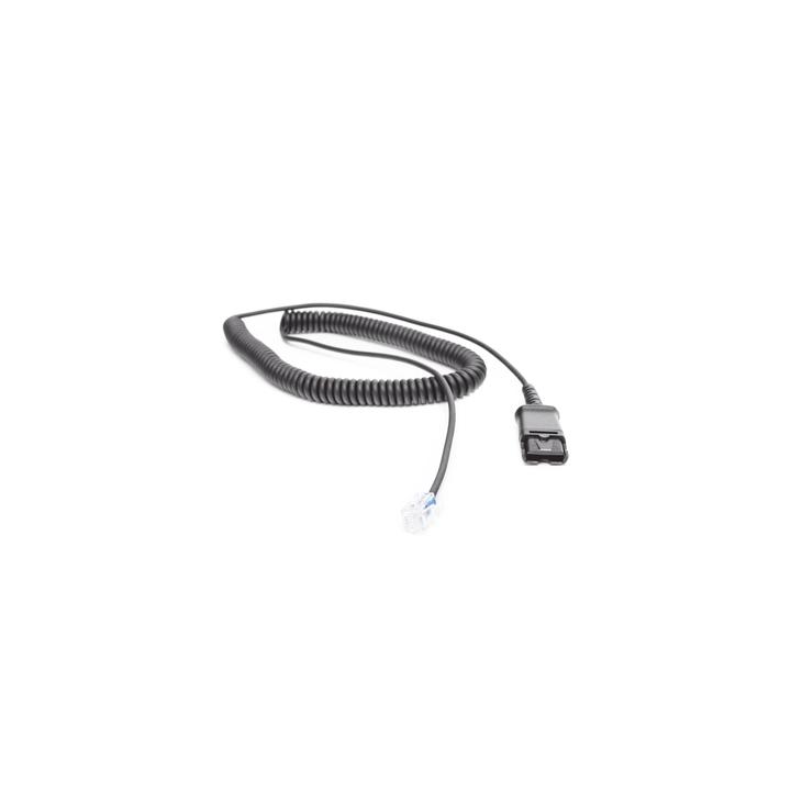 Cable adaptador para diademas modelo HT101, HT201 y HT202 para compatibilidad con teléfonos Grandstream, análogos,