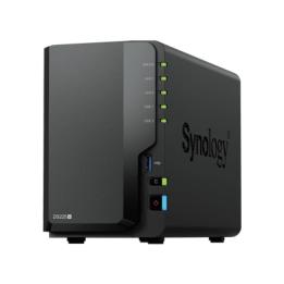 NAS DiskStation DS225+ | 2 Bahías | Intel Celeron J4125 | 2 GB DDR4 | Hasta 40 TB | Puertos 1GbE y 2.5GbE | USB 3.2