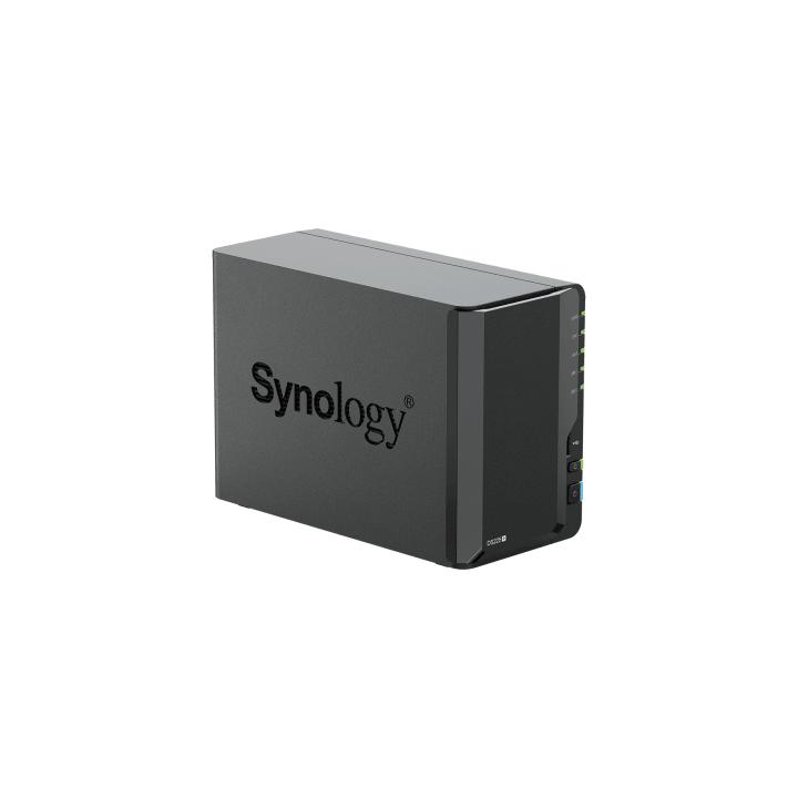 NAS DiskStation DS225+ | 2 Bahías | Intel Celeron J4125 | 2 GB DDR4 | Hasta 40 TB | Puertos 1GbE y 2.5GbE | USB 3.2