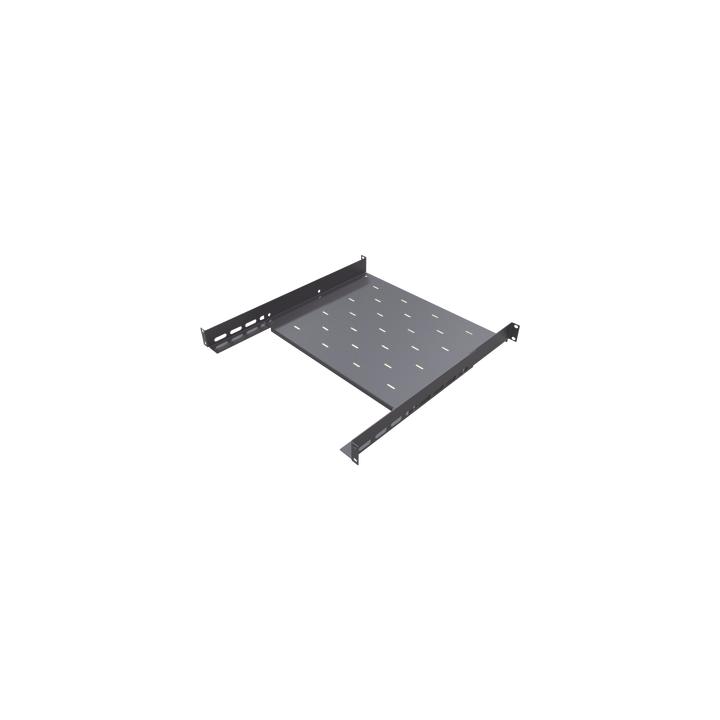 Charola para Gabinetes y Racks de Pared de 4 puntos de Fijación, Profundidad Ajustable de 347 a 489 mm