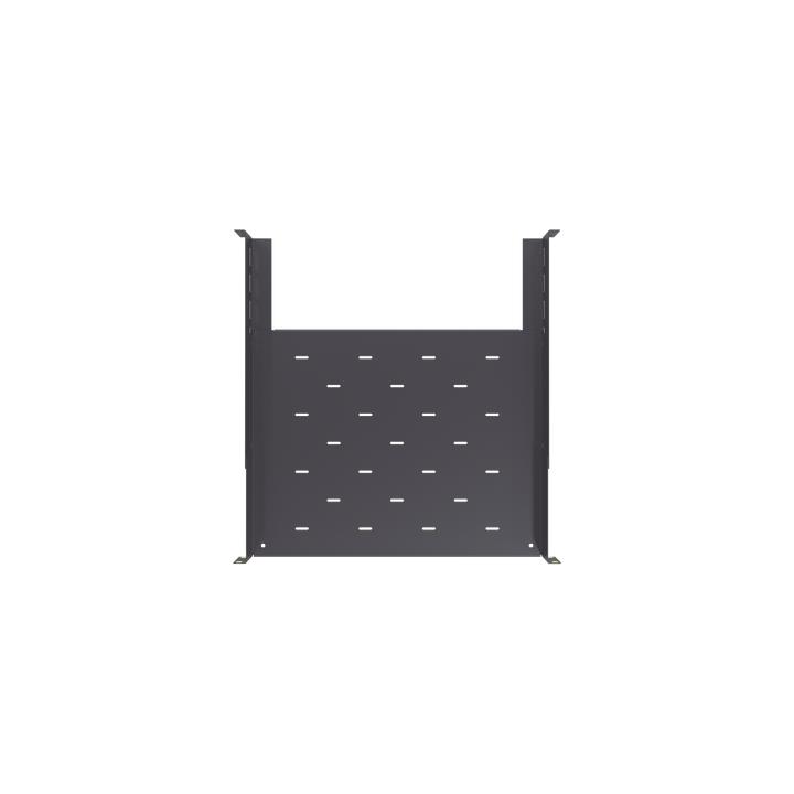Charola para Gabinetes y Racks de Pared de 4 puntos de Fijación, Profundidad Ajustable de 347 a 489 mm