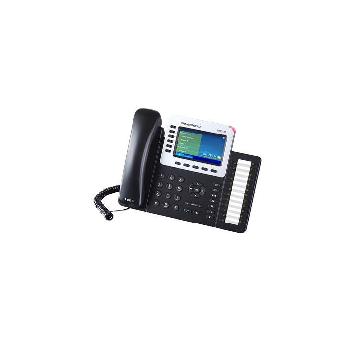 Teléfono IP Empresarial de 6 Líneas con Pantalla a Color y Audio HD, PoE