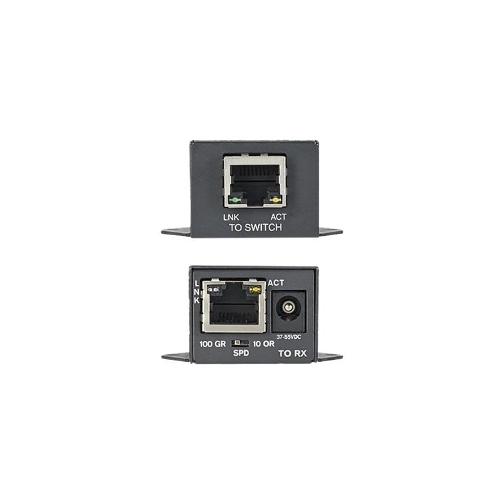 Transmisor PoE/PoE+ Para Uso con Receptor POEXRX1, Hasta 610 Metros (2000 ft) con Cable Cat5e o Cat6, 10/100Mbps