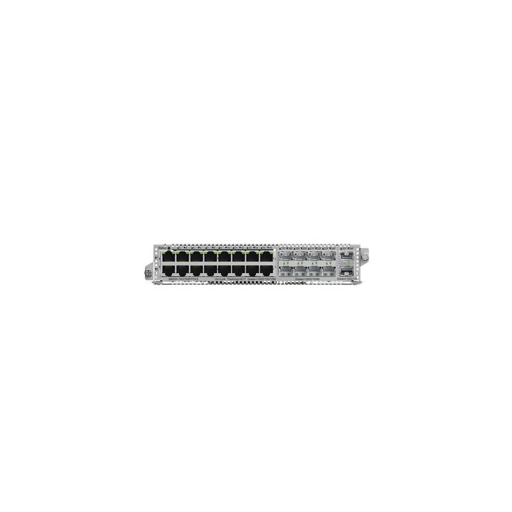 Tarjeta de Red con 16 puertos RJ45 1Gb, 8 puertos SFP 1Gb y 2 puertos SFP+ 10Gb para Chasis RG-NBS6002