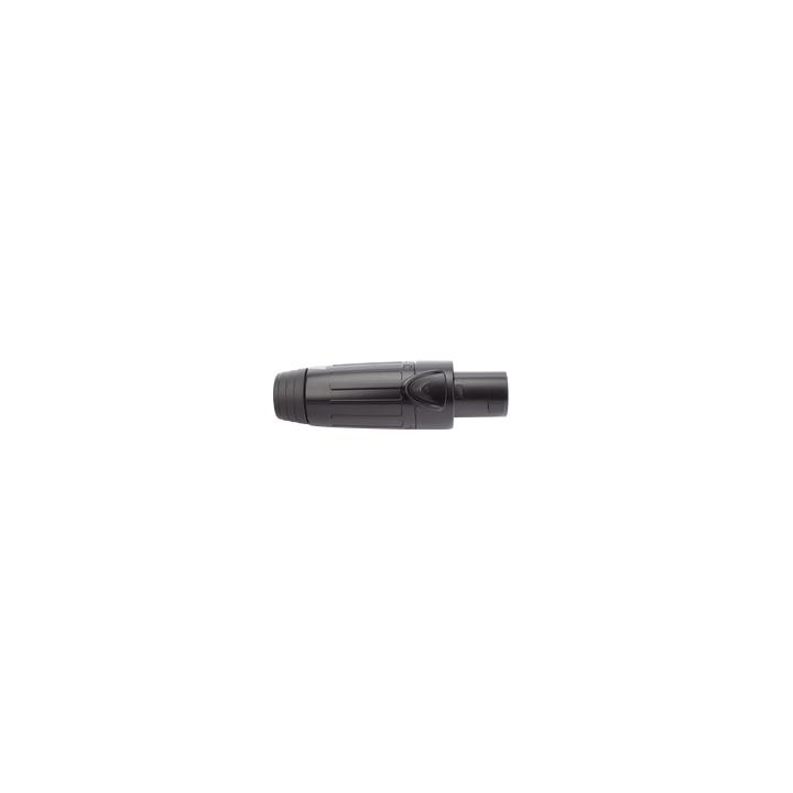 Conector Speakon | Hembra | 4 polos | carcasa negra | Cable AWG10 | 30A