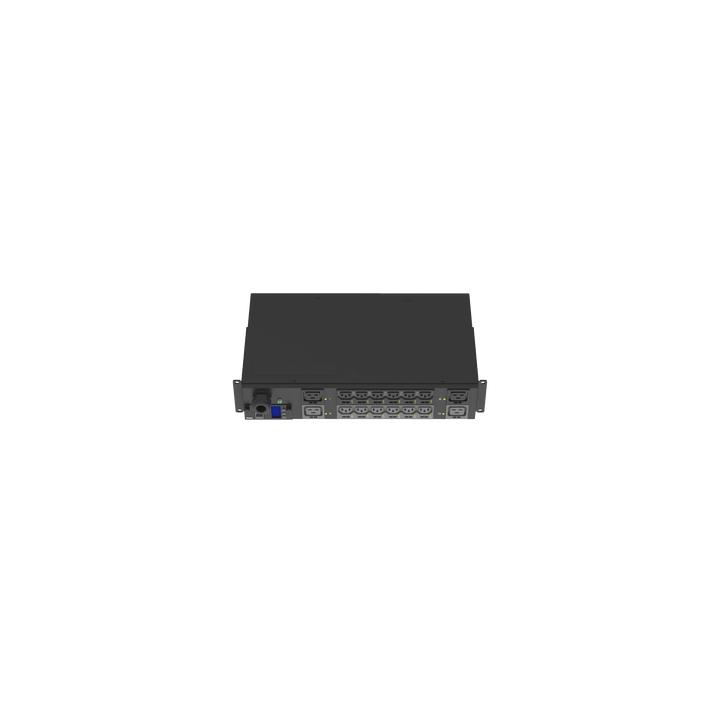 PDU Monitoreable y Switchable (MS) para Distribución de Energía, Enchufe de Entrada NEMA L6-30P, Con 12 Salidas C13 y