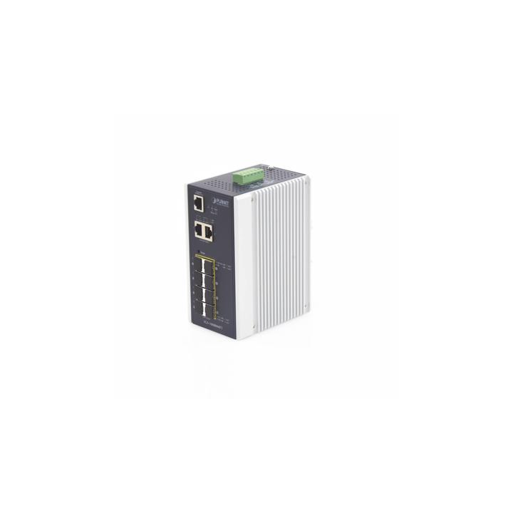 Switch Industrial Administrable L2+, 8 Puertos 1G SFP, 2 Puertos TP Gigabit, (-40 ~75 grados C)