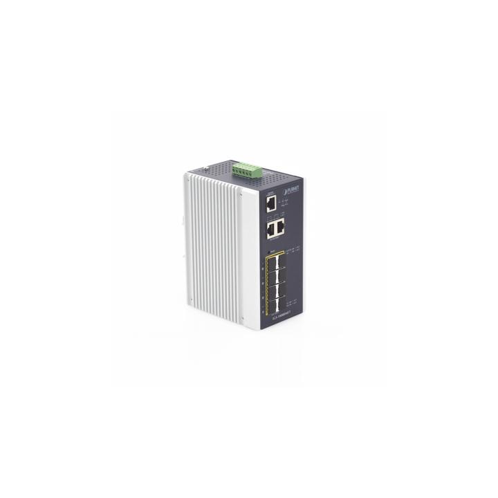 Switch Industrial Administrable L2+, 8 Puertos 1G SFP, 2 Puertos TP Gigabit, (-40 ~75 grados C)