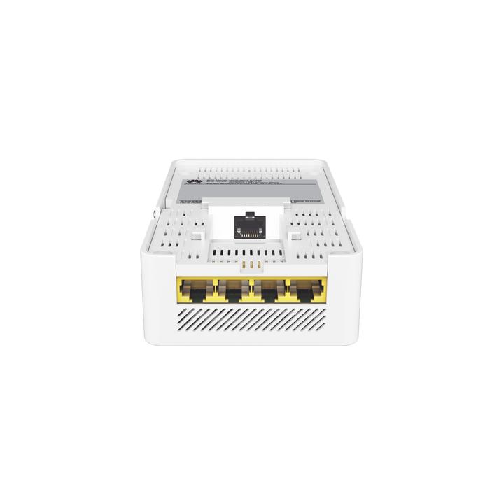 Punto de Acceso eKit Wi-Fi 6 para Pared / Hasta 128 Clientes / 2.9 Gbps / 1 Puerto Gigabit PoE in + 3 Puertos LAN
