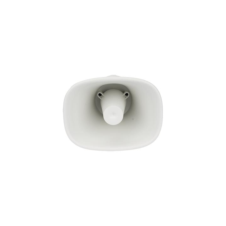 Bocina (Altavoz IP ) | Tipo Trompeta | 25 Watts | 24VCD | Exterior IP67 | Metal | Entrada de alarma | Voceo en tiempo