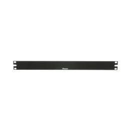 Tapa Ciega Para Rack Estándar de 19in, Plano, de Acero, 1UR, Color Negro