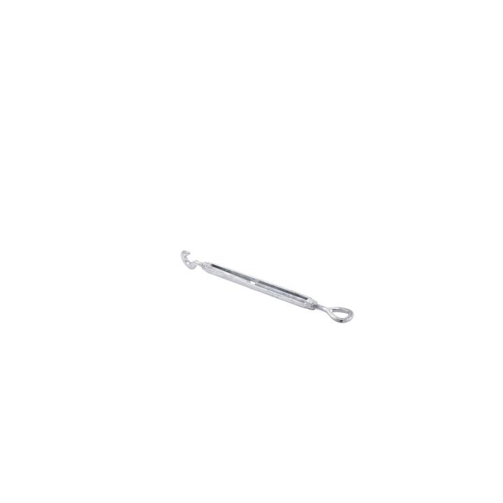 Tensor de 1/2" x 12" Acero Forjado OJO-GANCHO Galv. Inmersión en Caliente (Carga Max. 1500 lbs).