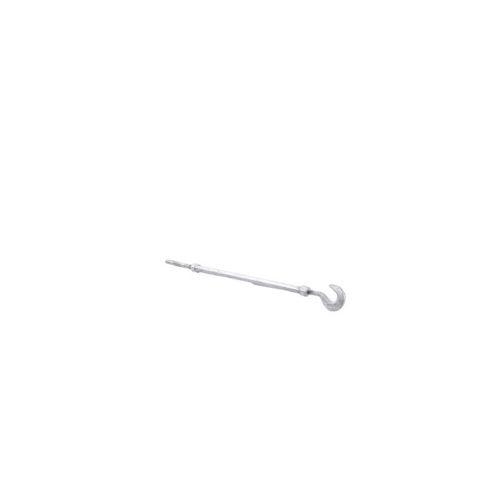 Tensor de 1/2" x 12" Acero Forjado OJO-GANCHO Galv. Inmersión en Caliente (Carga Max. 1500 lbs).