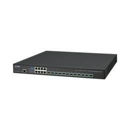 Switch Administrable Capa 3, 12 Puertos SFP de 10G, 8 Puertos 10/100/1000T, Con Alimentación Redundante (2 Fuentes de