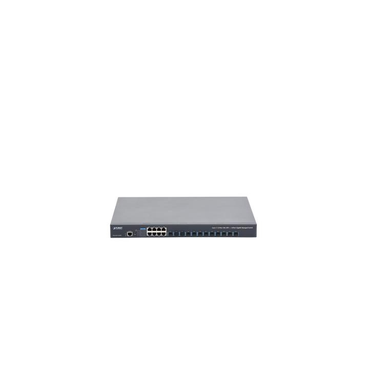 Switch Administrable Capa 3, 12 Puertos SFP de 10G, 8 Puertos 10/100/1000T, Con Alimentación Redundante (2 Fuentes de