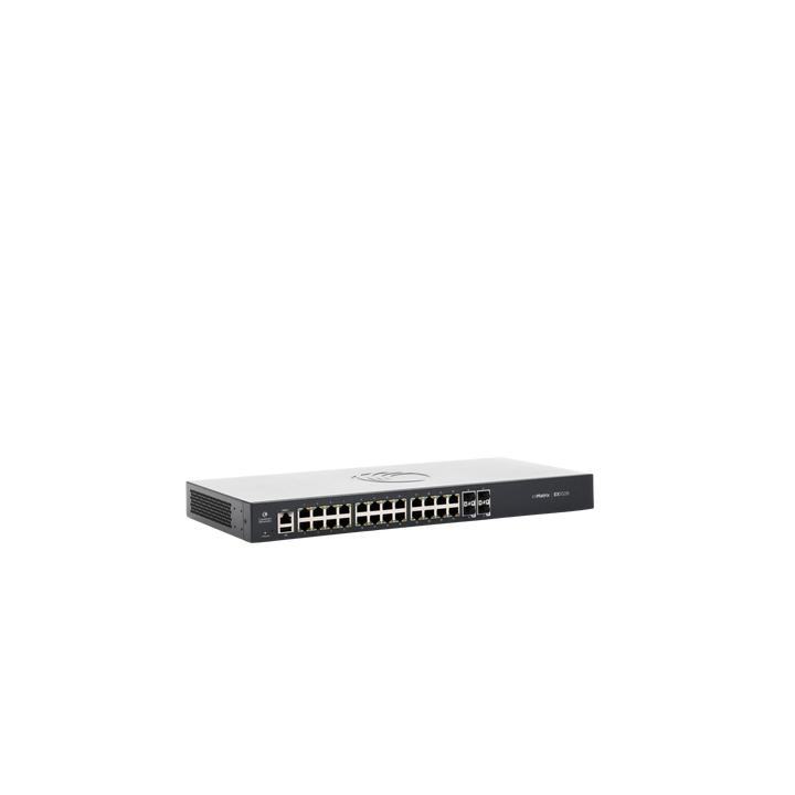 Switch cnMatrix EX1028  de 24 puertos Gigabit Ethernet y 4 SFP, Capa 2,  gestión en la nube