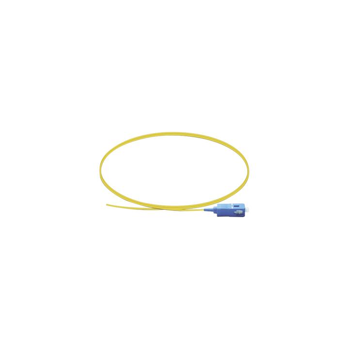 Pigtail de Fibra Óptica Monomodo SC/UPC, Simplex de 2 Metros (6.56 Pies)