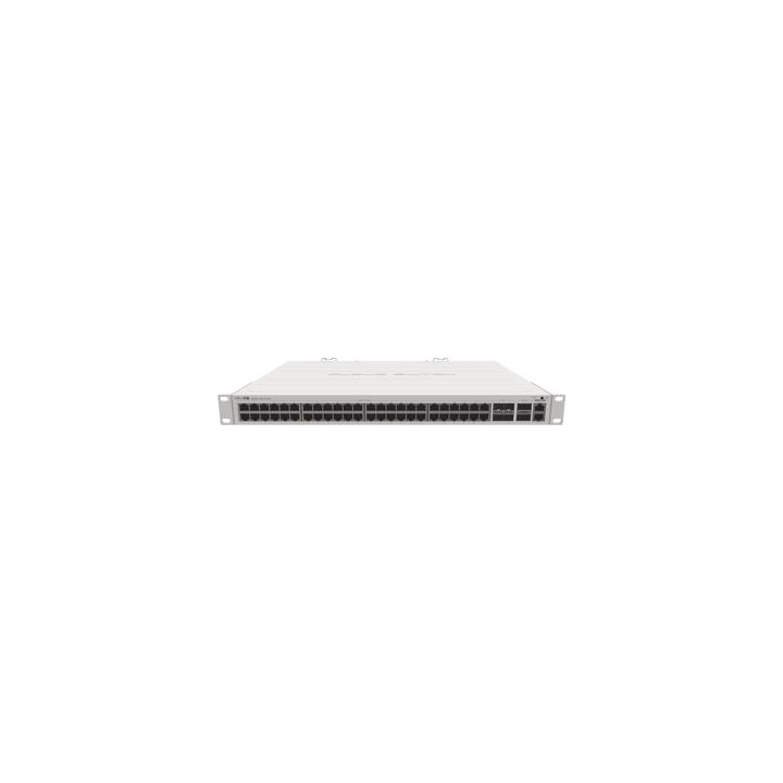 (CRS354-48G-4S+2Q+RM) Cloud Router Switch 48 puertos Gigabit Ethernet, 4 puertos SFP+ 10G, 2 puertos QSFP+ 40G, Montaje