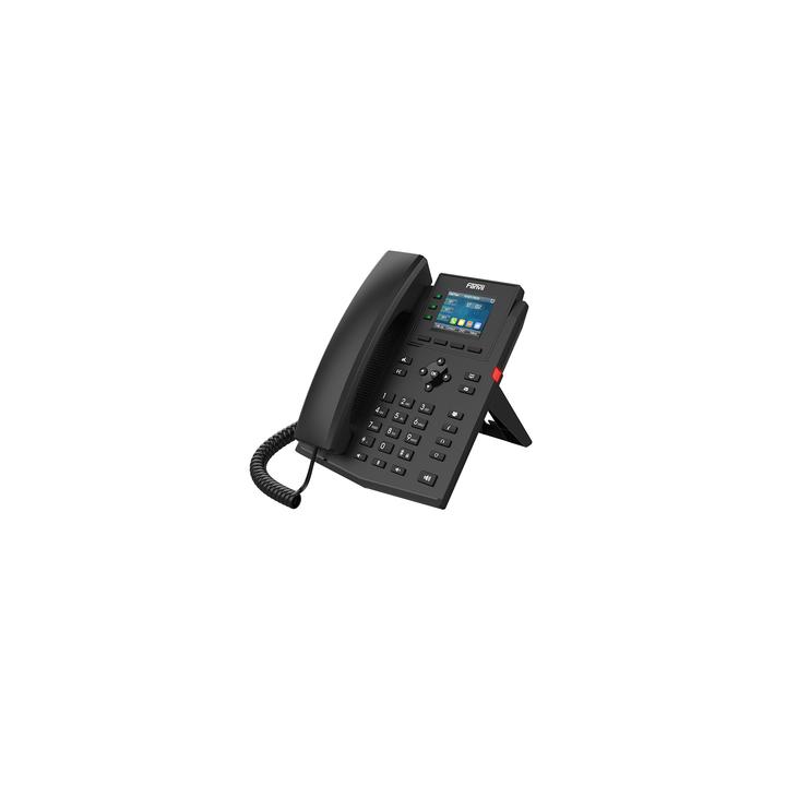 Teléfono 2 Hilos para switch PN8 y PN24 /empresarial para 4 líneas SIP con pantalla LCD de 2.4 pulgadas a color, Opus