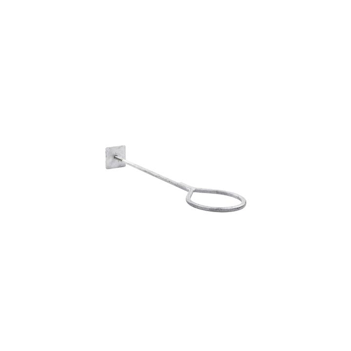 Ancla de Losa o Pared de 63-65 cm. de 13 cm diámetro de argolla Galvanizado por Inmersión.