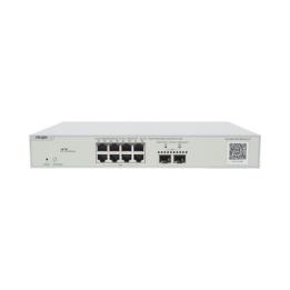 Switch Multi-Gigabit PoE+ Capa 2 con 8 Puertos 2.5G PoE+ hasta 240W y 2 Uplink SFP+ 10G ,Administrable Cloud, Diseñado