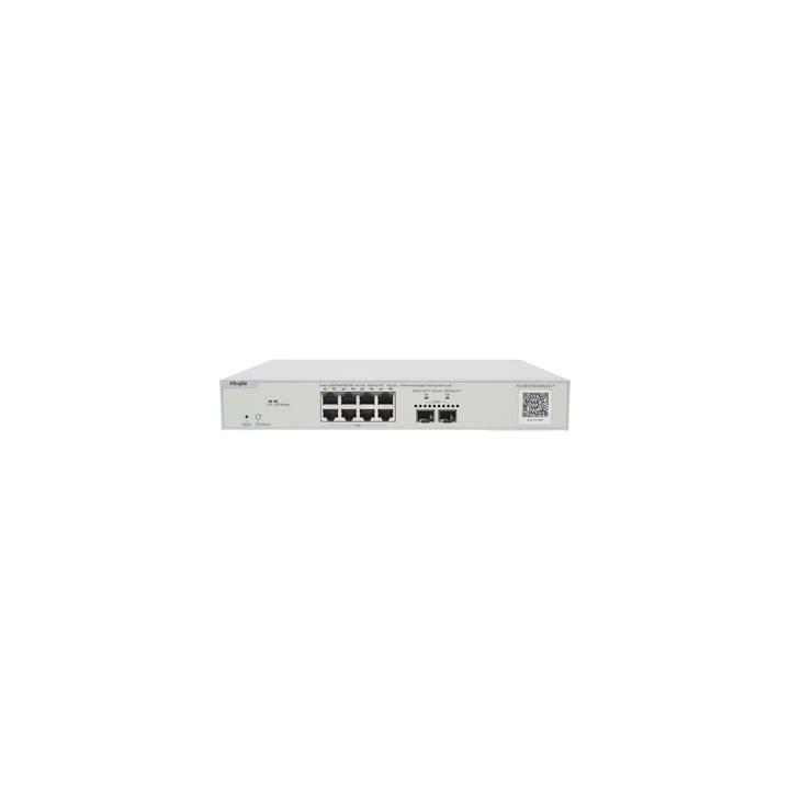 Switch Multi-Gigabit PoE+ Capa 2 con 8 Puertos 2.5G PoE+ hasta 240W y 2 Uplink SFP+ 10G ,Administrable Cloud, Diseñado